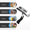 Image of Etekcity Digital Hanging Luggage Scale, Portable Handheld Baggage Scale for Travel, Suitcase Scale with Rubber Paint, Temperature Sensor, 110 Pounds, Battery Included