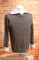 Men's Alpaca Sweater With Zip