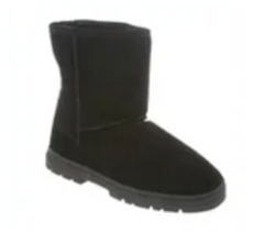8” Black Sheepskin Boot by CLOUD NINE / RJS - Shoe Size Men 7-8-9-10-11-12-13-14-15