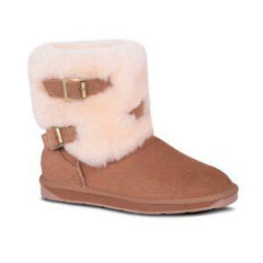 LADY TWO BUCKLE BOOTs CHESTNUT