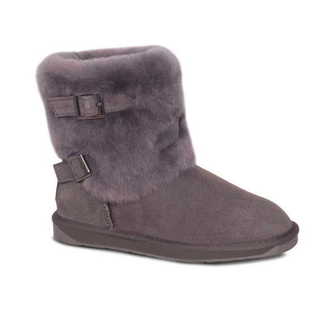 LADY TWO BUCKLE BOOTs GREY